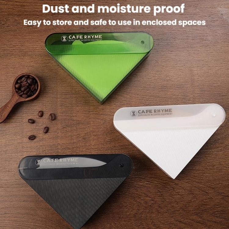 CAFE RHYME Dustproof Filter Paper Holder Lidded Coffee Filter Box