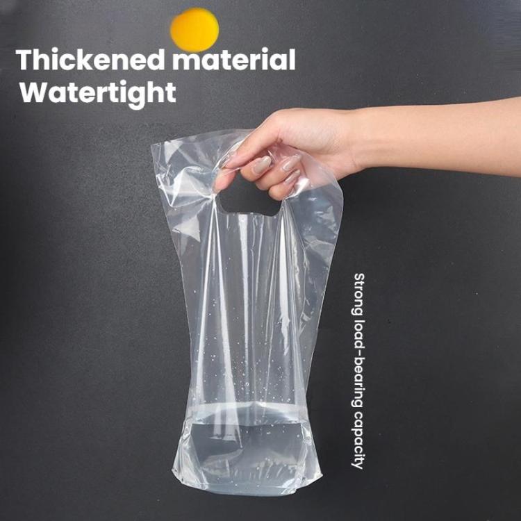 Milk Tea Coffee Disposable Takeout Bags, 100 bags in one package, 90mm Single Cup 700ml, 98mm Single Cup 700ml, 90mm Double Cup 700ml, 98mm Double Cup 700ml, 120mm Overlord Cup 1000ml