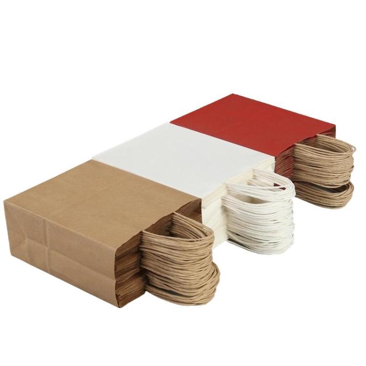 Kraft Paper Takeout Bags, Size: 13x7x14.5cm, 50bags In One Package, 13x7x14.5cm, Natural, 15x8x21cm, Natural, 21x11x27cm, Natural, 21x14x27cm, Natural, 26x12x31cm, Natural, 32x11x27cm, Natural, 28x15x28cm, Natural, 12x10x22cm, Natural, 24x17x27cm, Natu...