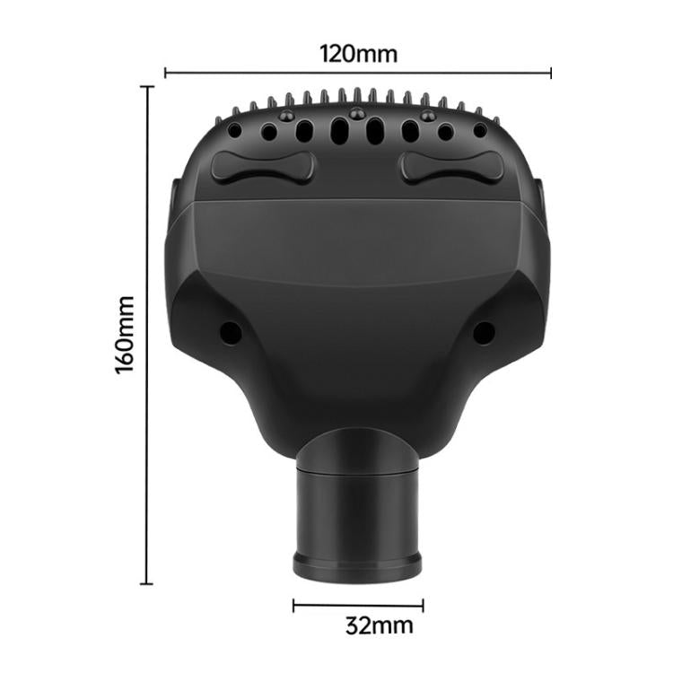 Universal Pet Brush Suction Head for Midea and Philips Vacuum Cleaners, 32mm Inner Diameter Attachment