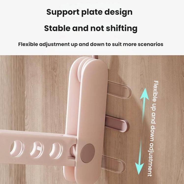 Multifunctional Travel Foldable Clothes Drying Rack With Seven Holes