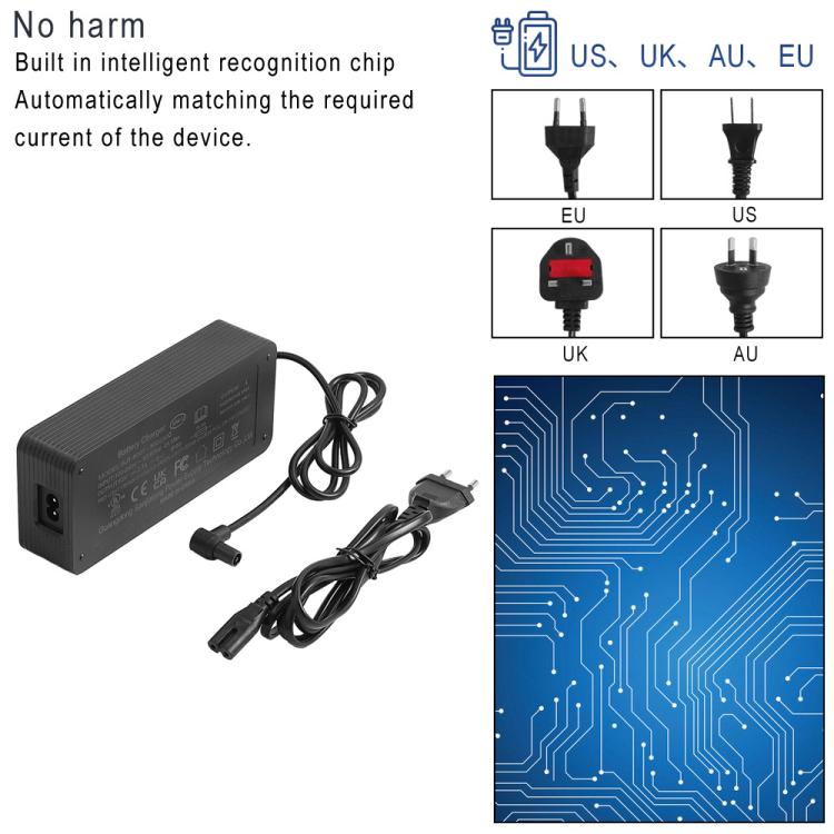 53V 2.3A Scooter Charger, For Xiaomi Scooter 4 Ultra / Xiaomi 4 Pro 2nd Gen / Navee S65 / Navee N65i, EU Plug, US Plug, UK Plug, AU Plug