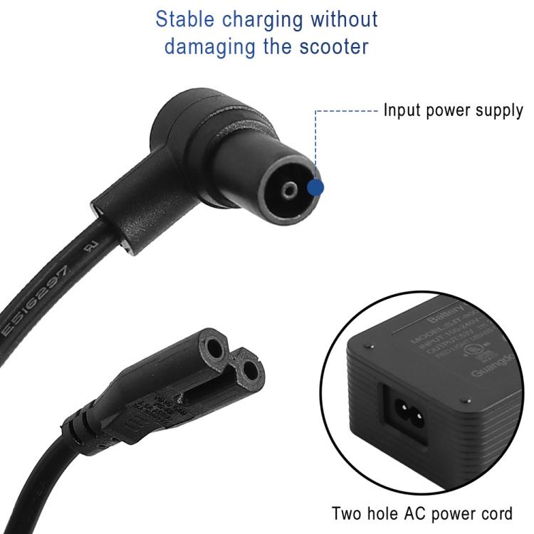 53V 2.3A Scooter Charger, For Xiaomi Scooter 4 Ultra / Xiaomi 4 Pro 2nd Gen / Navee S65 / Navee N65i, EU Plug, US Plug, UK Plug, AU Plug