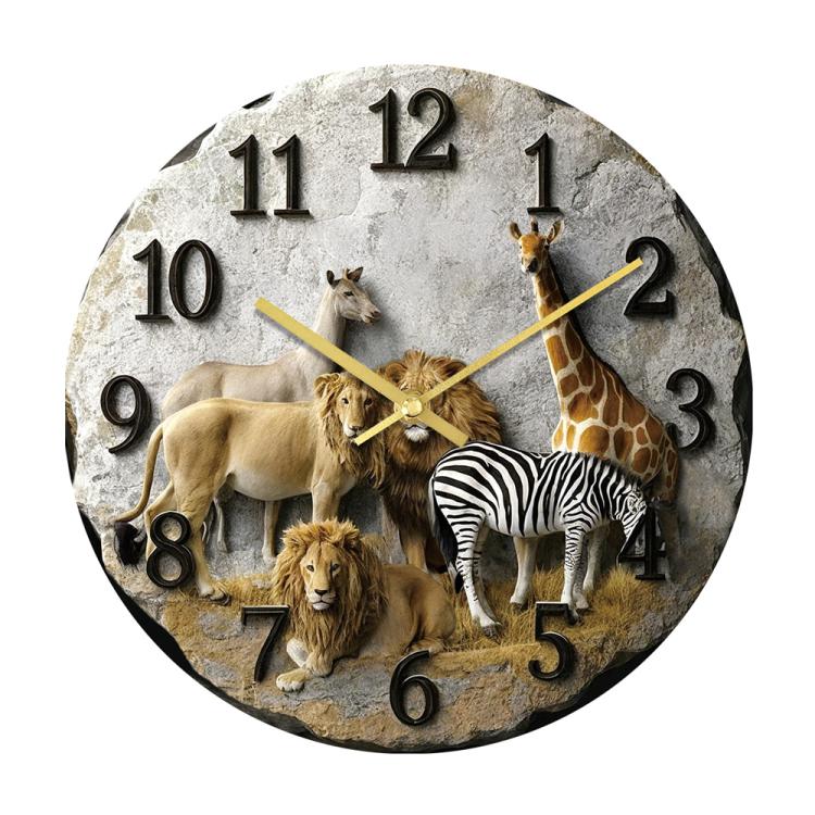 11 inch 3D Visual Living Room Decorative Wall Clock, APC134
