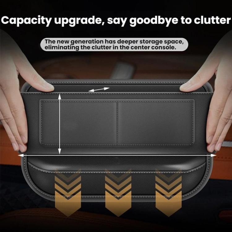 Multifunctional Car Interior Seat Crack Storage Box, 30x20x4cm