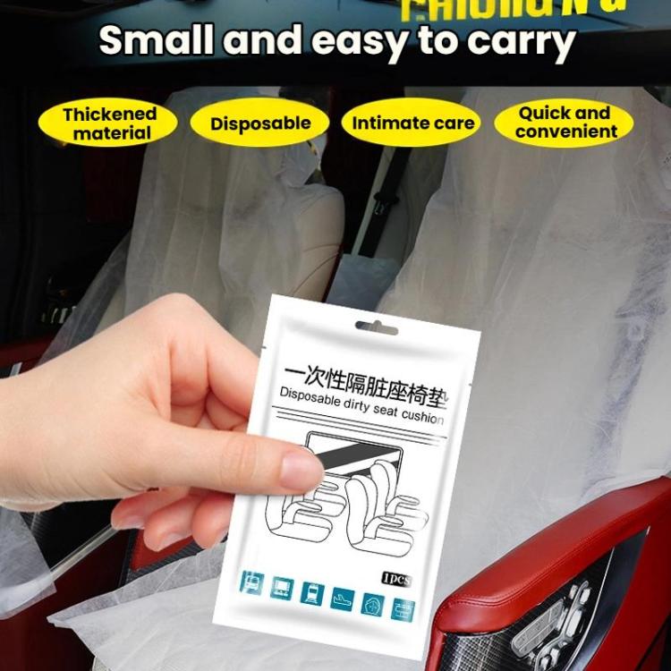 10pcs Disposable Seat Cover Disposable Non-Woven Train Seat Cover Anti-Dirt Dust-Proof Protective Seat Cushion, Without Armrests, With Armrests