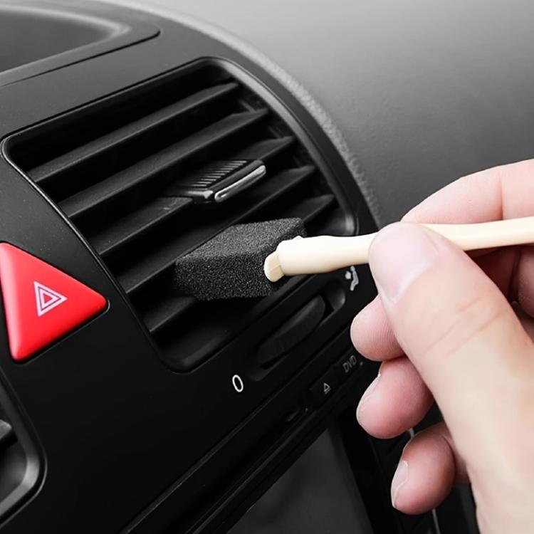 10pcs Car Air Conditioner Detail Cleaning Brush Car Interior Scrub Brush