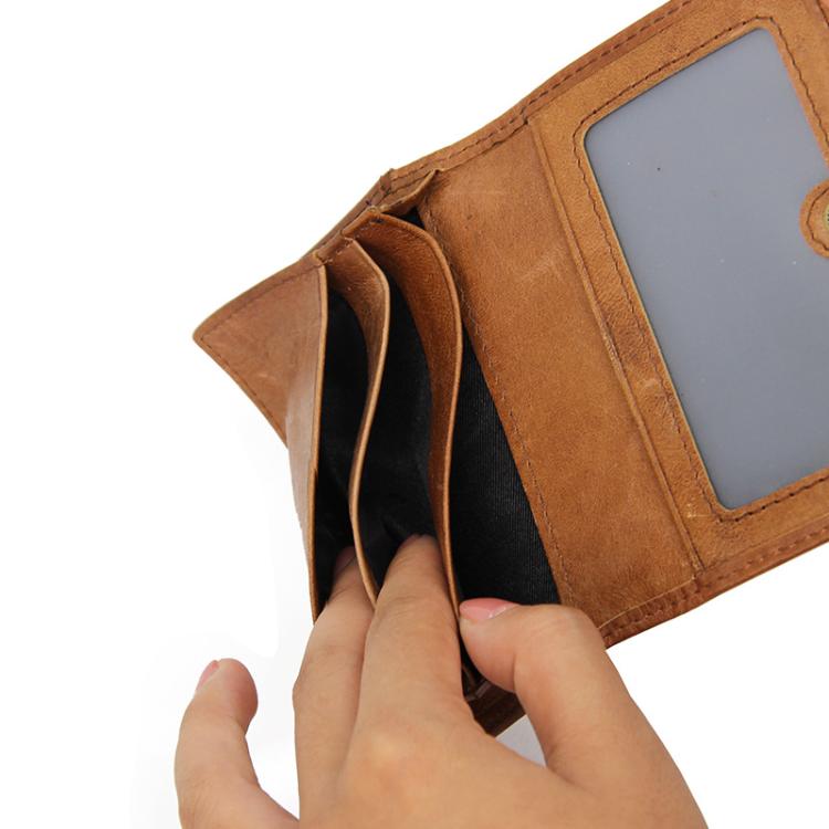 Leather RFID Anti-Theft Card Holder Multi-Card Slot Business Card Case