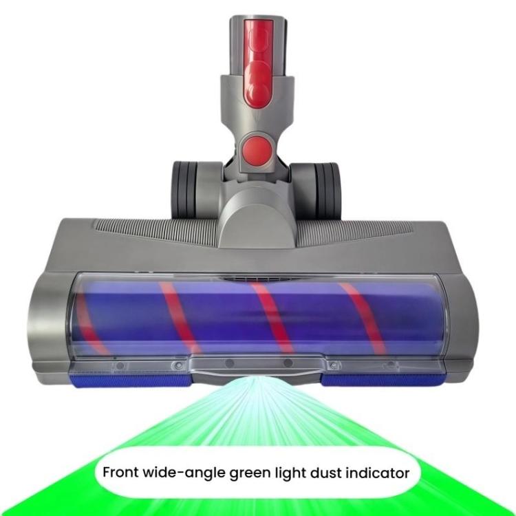 For Dyson V7 V8 V10 V11 V15 Vacuum with Wide-Angle Green LED Light for Dust Revealing, Soft Roller Floor Brush Head, Direct-Drive Brush Head, Soft Roller Floor Brush+Bristled Roller Combo, Direct-Drive Head+Soft Roller Combo