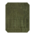 Wet Wax Canvas Knife Organizer Picnic Portable Storage Bag, 7 Slots (Army Green), 7 Slots (Khaki)