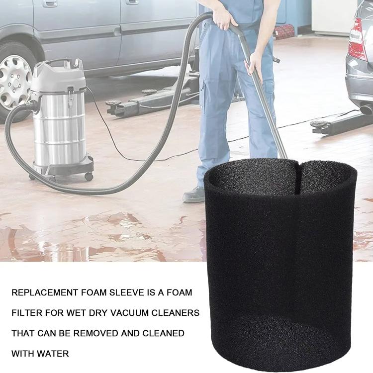For Karcher MV1 / WD1 / NT20 Vacuum Cleaner, 2pcs Textile Filter Bag, 2pcs Foam Filter, Textile Bag + Foam Filter Set