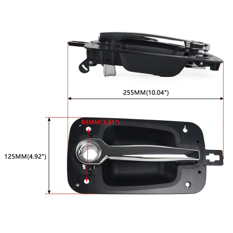 Vehicle Modification Exterior Door Handles For US Trucks 2594003C1/2594006C1