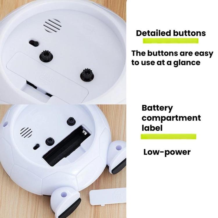 Bo Sheng GH217 Ball Shape Alarm Clock Kids Bedside Silent Scanning Clock