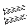2pcs /Pack Wall Mounted Spice Rack Multi-Layer Seasoning Bottle Storage Holder