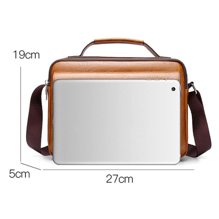 WEIXIER D828 Men Versatile Casual Shoulder Crossbody Bag Large-Capacity Shoulder Bag