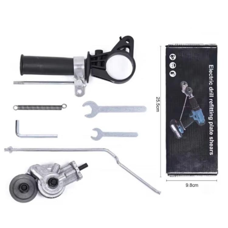 Sheet Metal Cutter Electric Drill Iron Shear Conversion Shears, Universal, For Lithium Drill