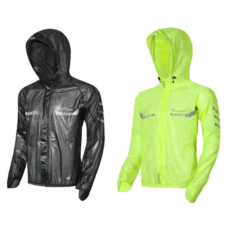 WEST BIKING Reflective Outdoor Waterproof Lightweight Cycling Raincoat, S, M, L, XL, XXL, XXXL, XXXXL