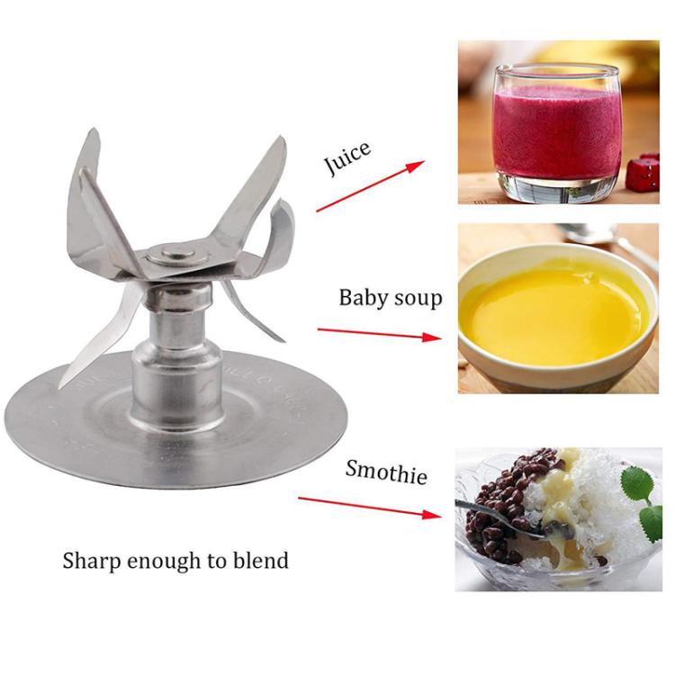 Blender Blade With Gasket For Oster Ice Juicer, 4-Blade