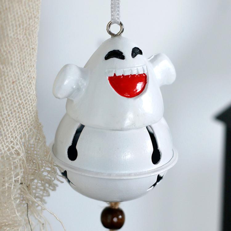 Halloween Decoration Resin Spooky Bells Wind Chime Hanging Halloween Day Door Hanging, Happy, Intimidation, Dementia