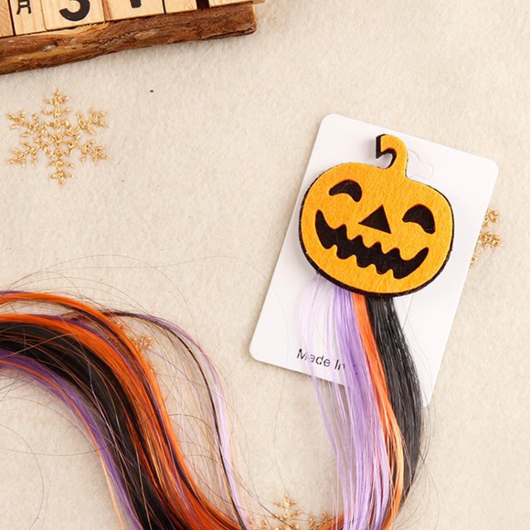 Halloween Floating-Hair Hair Clips Party Decoration Clips, Purple Bat, Pumpkin