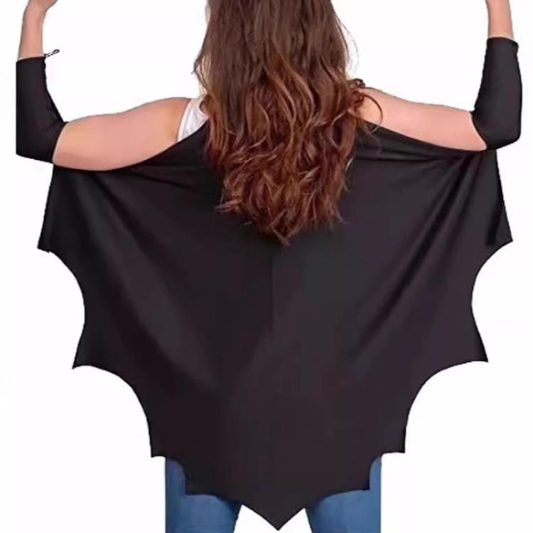 Halloween Bat-Shaped Cape Kids Cosplay Cape With Eye Mask, 110cm, 120cm, 130cm