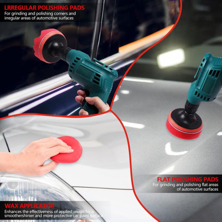 Car Cleaning Brush Set Power Drill Attachment For Vent Details Detail Brush With Sponge, 24pcs, 28pcs