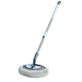 Soft Bristle Curved Rod Telescopic Car Washing Mop Car Dusting Brush Car Cleaning Tools, White
