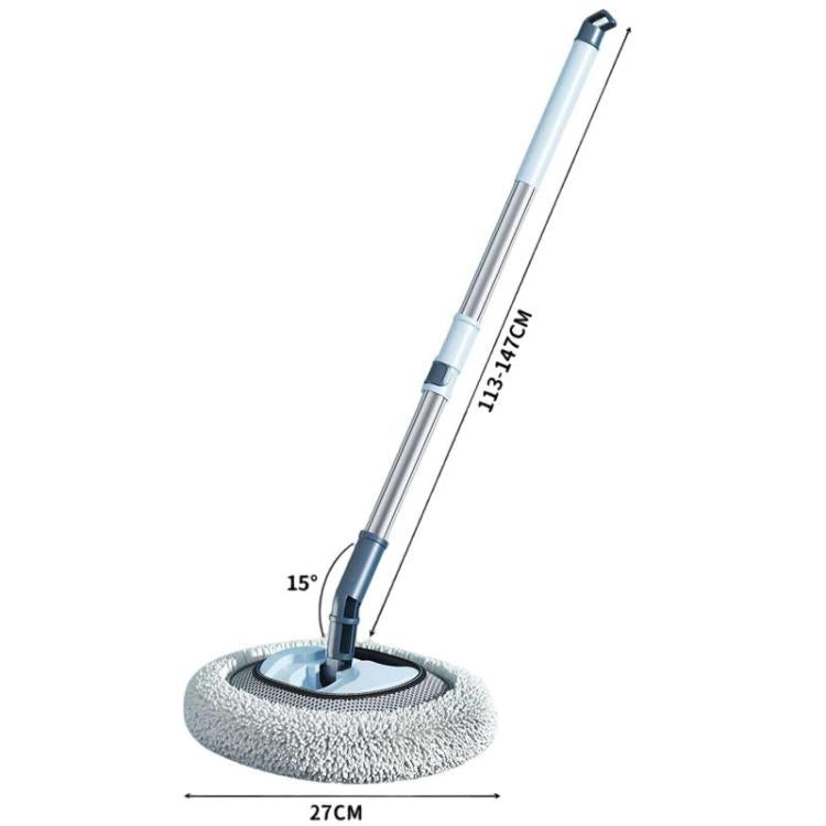 Soft Bristle Curved Rod Telescopic Car Washing Mop Car Dusting Brush Car Cleaning Tools, White