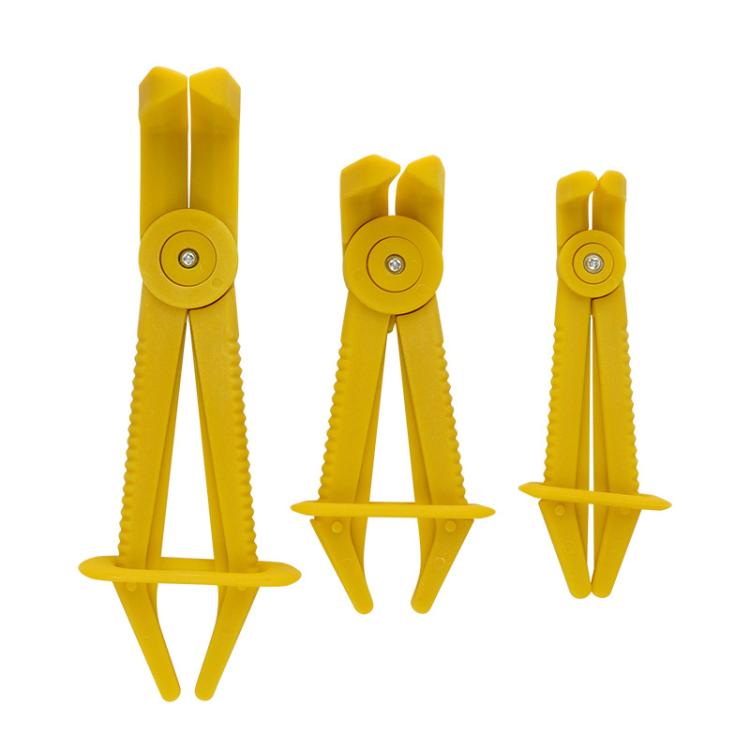 3pcs /Set Auto Repair Plastic Fuel Pipe Cutoff Pliers, Yellow Elbow, Red Elbow, Blue Elbow, Yellow Straight, Blue Straight, Red Straight