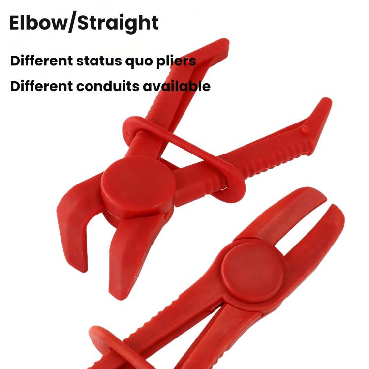 3pcs /Set Auto Repair Plastic Fuel Pipe Cutoff Pliers, Yellow Elbow, Red Elbow, Blue Elbow, Yellow Straight, Blue Straight, Red Straight