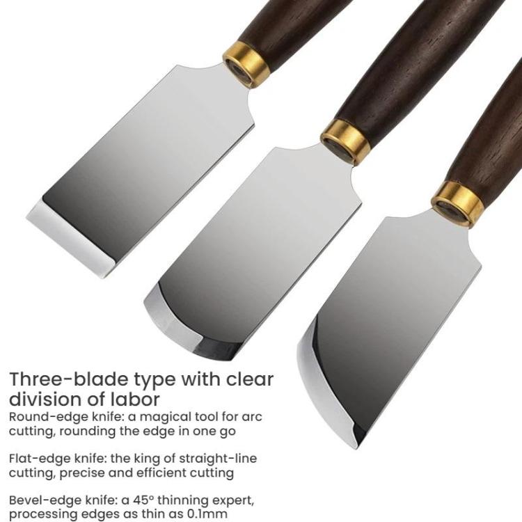 DIY Leather Thinning and Cutting Utility Knife, Cutting Utility Knife(Flat Knife)