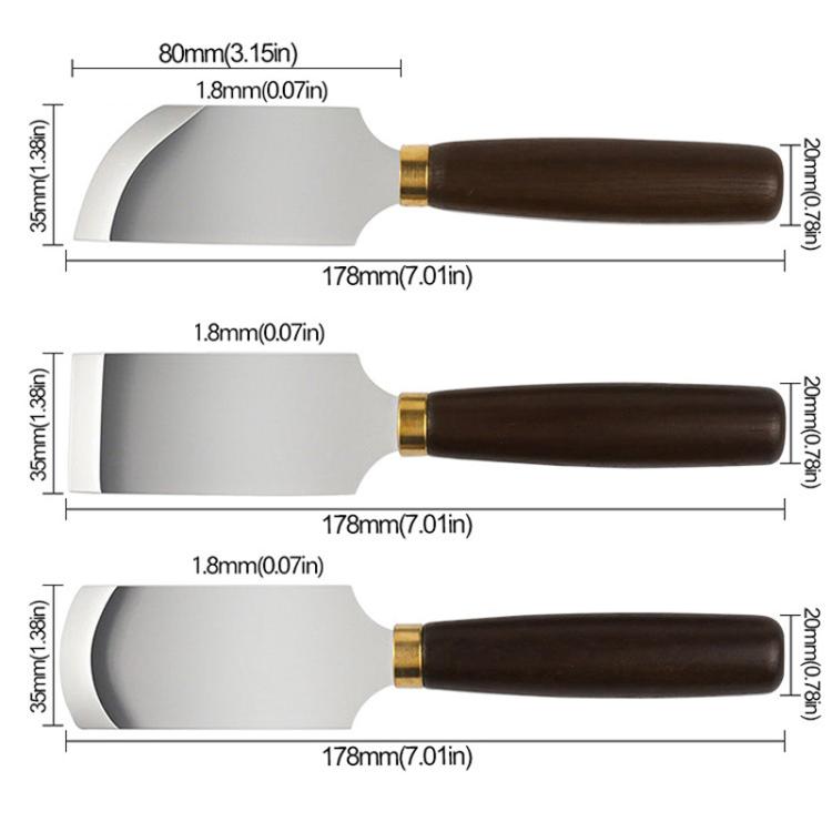 DIY Leather Thinning and Cutting Utility Knife, Cutting Utility Knife(Flat Knife)