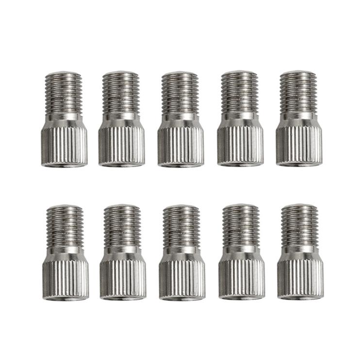 10pcs Automobile America Valve Core Inflation Extension Cap, 19mm, 39mm, Plastic 39mm, Double Safety 24mm
