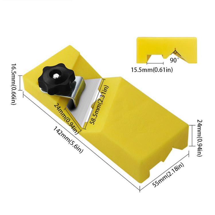 Manual Carpentry 45-Degree Bevel Gypsum Board Beveling Tool
