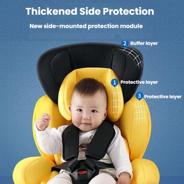 Convertible Car Seat 9Months-12Years With Double ISOFIX, 5-Point Harness & 130-Degree Recline For Toddler Safety