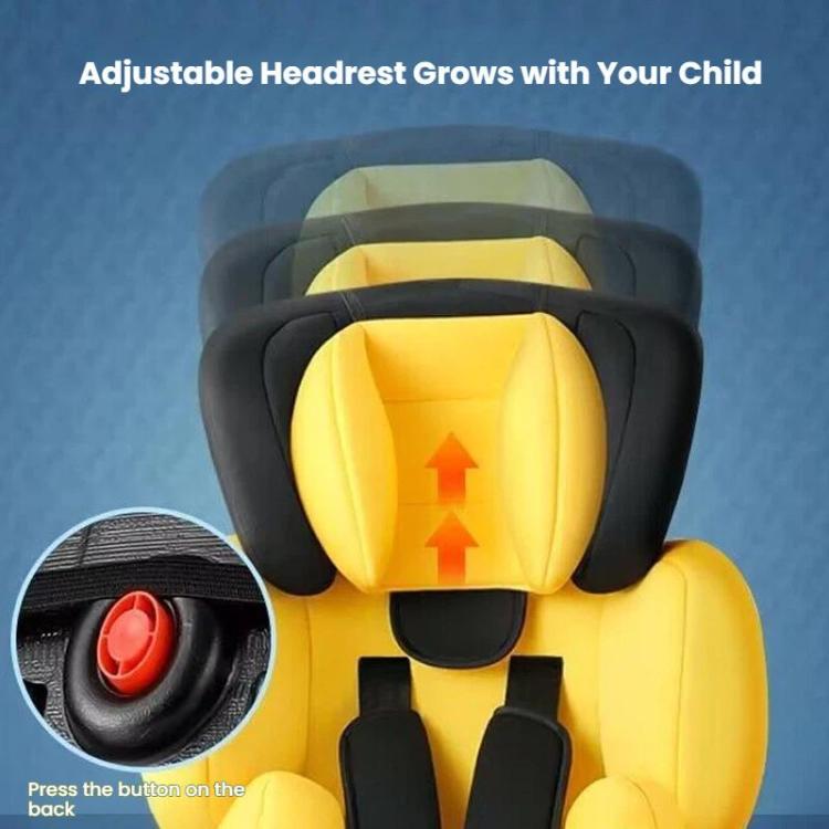 Convertible Car Seat 9Months-12Years With Double ISOFIX, 5-Point Harness & 130-Degree Recline For Toddler Safety