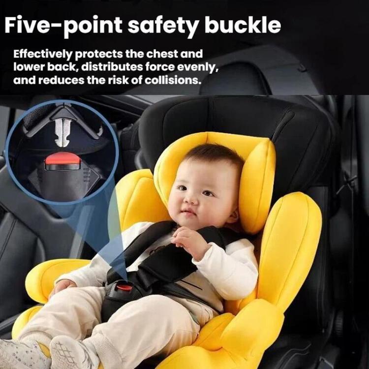 Convertible Car Seat 9Months-12Years With Double ISOFIX, 5-Point Harness & 130-Degree Recline For Toddler Safety