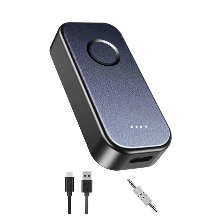5.4 Bluetooth Receiver / Transmitter 2 In 1 AUX Car Bluetooth With Battery Level Display, Straight, Elbow