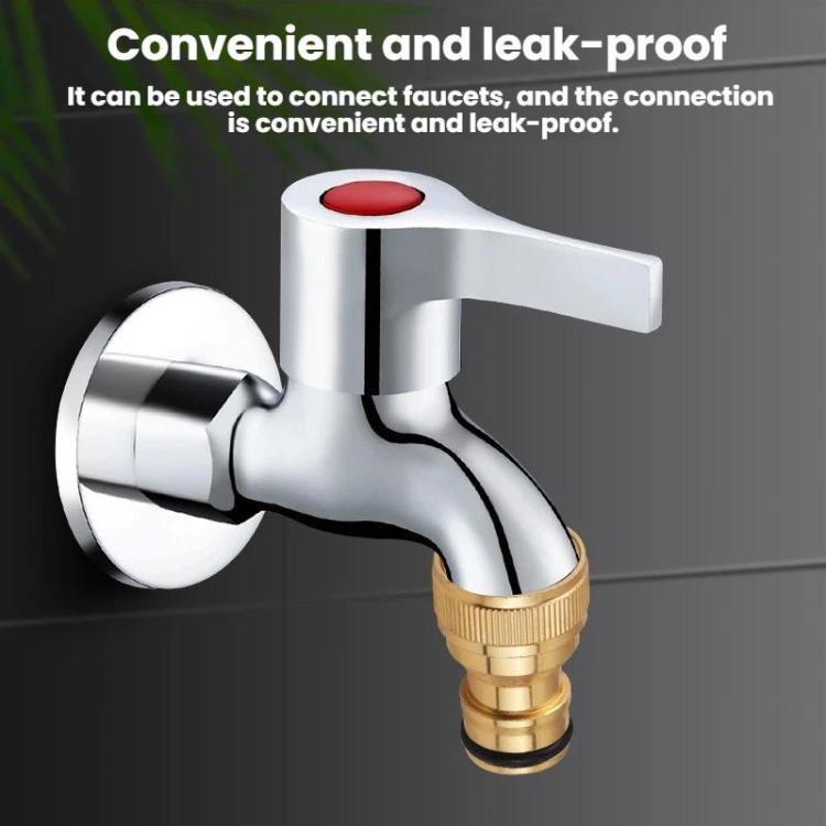 5pcs 4-point Internal Thread Aluminum Alloy Faucet Spout Hose Adapter