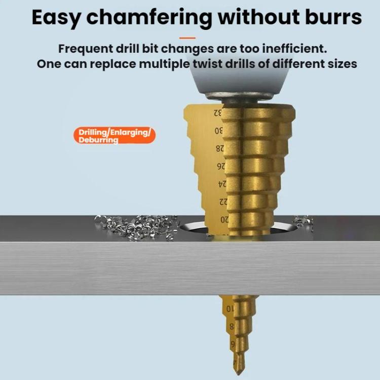 6pcs/Set Triangular Shank Drill Bits Woodworking Grooving Saw Drill Set, 6pcs /Set