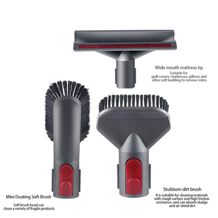 3-in-1 Vacuum Attachment Set for Dyson V7/V8/V10/V11/V12/V15/G5, 3-in-1 Set