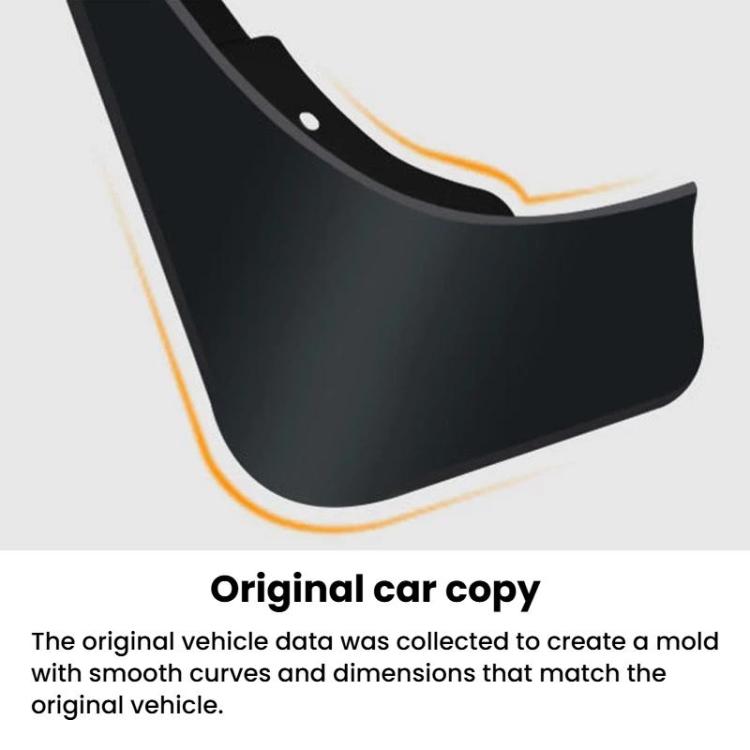4pcs Car Tire Mudguard, For Hyundai Kona 2023-2025