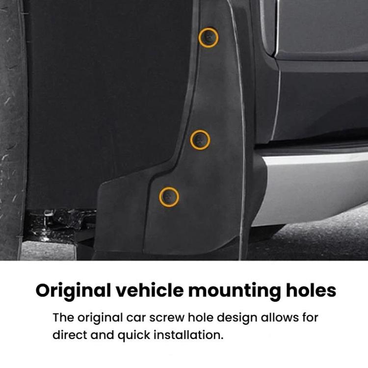 4pcs Car Tire Mudguard, For Hyundai Kona 2023-2025