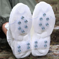AOTU AT616 1pair Outdoor Anti-Fall 10 Teeth Spikes Ice Claws Mountaineering Ice Snow Slip Resistant Shoe Covers, S For 24-33 Shoe Size, M For 34-40 Shoe Size, L For 41-44 Shoe Size, XL For 45-49 Shoe Size