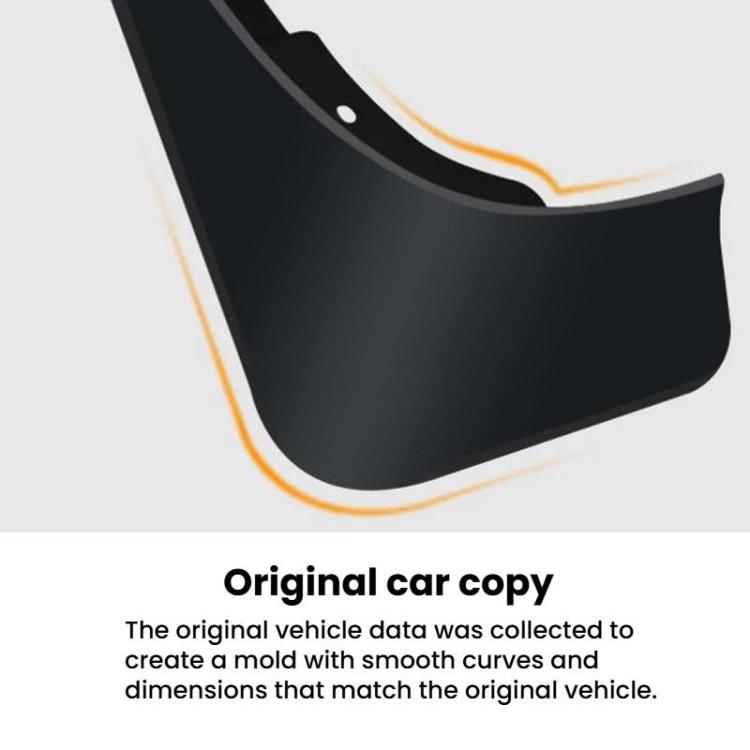 4pcs Front Rear Car Tire Mudguards, For MG HS 2025