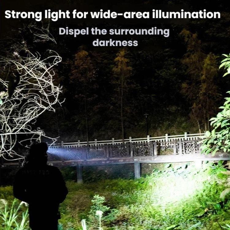 LED Multifunctional Magnetic Silicone Clothes Clip High-Intensity Headlamp