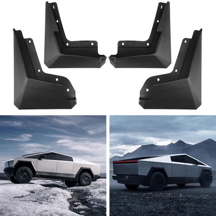 4pcs Car Tire Mudguard, For Tesla Cybertruck 2024