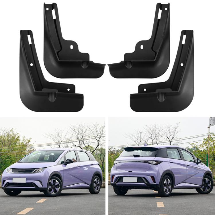 4pcs Car Tire Mudguard, For BYD Dolphin Active 2021-2025