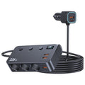 226W 3 In 1 Car Cigarette Lighter Digital Display PD Fast-Charging Car Charger, C33