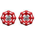 AK-52 2pcs Car Central Control Knob Sticker One-Click Start Interior Decoration Sticker